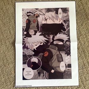 Kakashi naruto poster